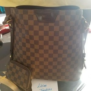 Louis Vuitton Damier Purse and Wallet
